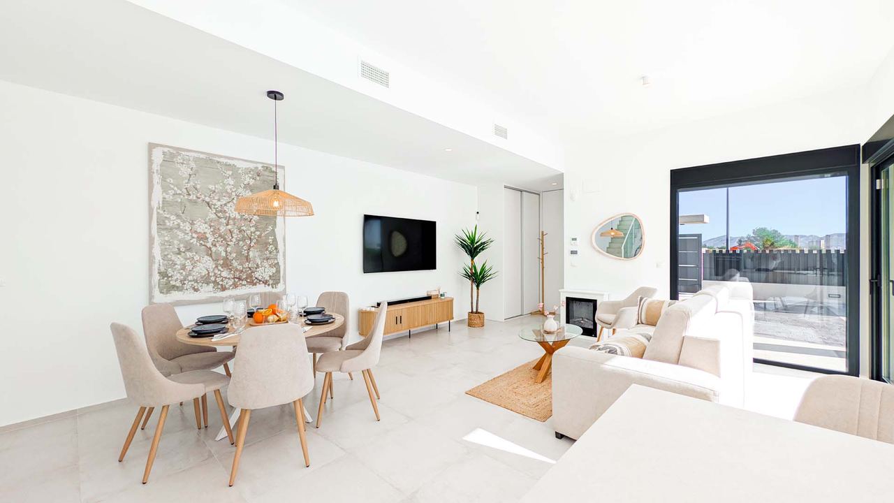 Villa Horizonte – Salon i kuchnia