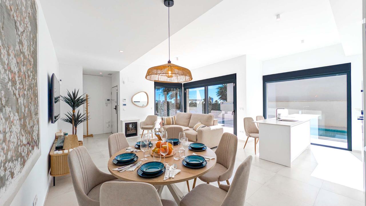 Villa Horizonte – Salon i kuchnia