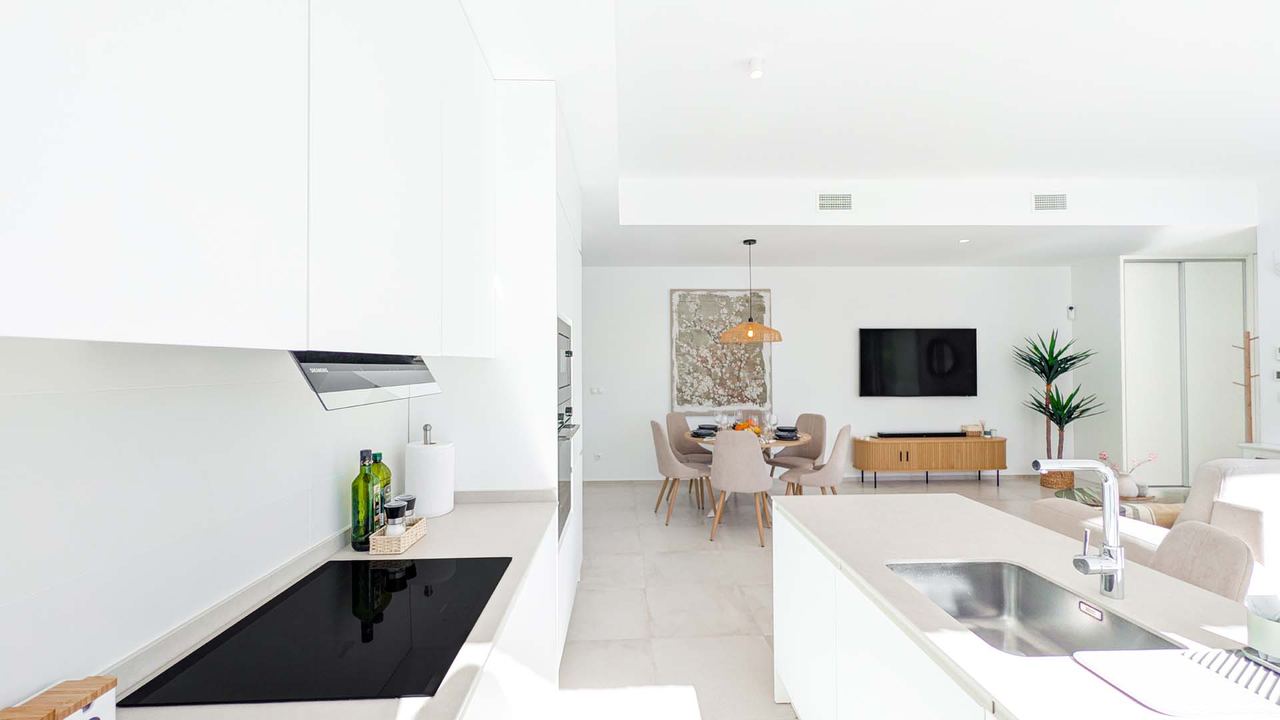Villa Horizonte – Salon i kuchnia