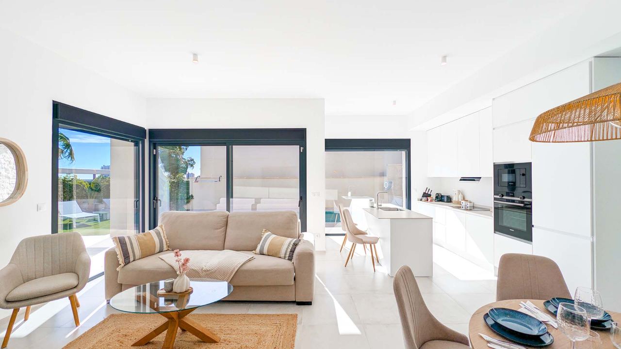 Villa Horizonte – Salon i kuchnia
